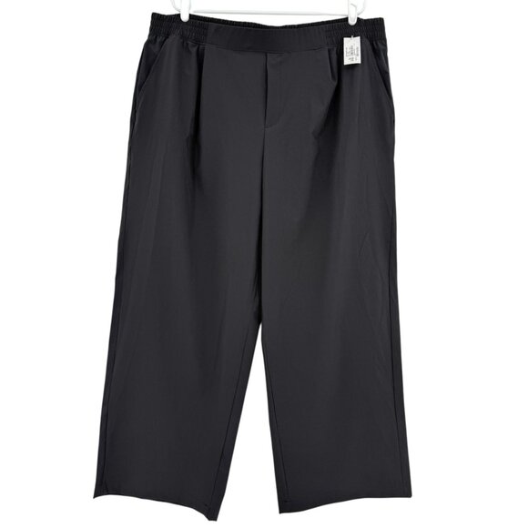 Avia Women's Pull-on Stretch Black Trouser Pants 3XL (22) Moisture Wicking NWOT - Picture 1 of 11